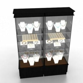 Vitrine de magasin de bijoux modèle 3D
