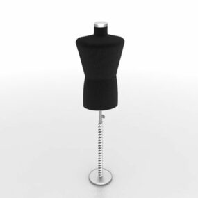 Fashion Store Dress Form Mannequin 3d-modell