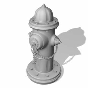 Western Fire Hydrant Design דגם תלת מימד