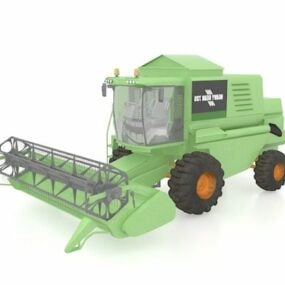 Farmer Combine Harvester 3d model