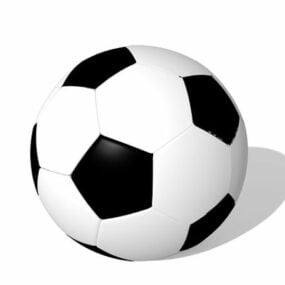 スポーツシンプルなサッカーボール3Dモデル
