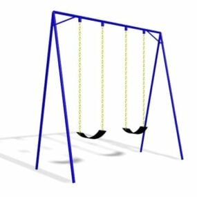 Swing Ship Playground 3d-model