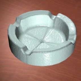 ガラス葉巻灰皿3Dモデル