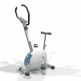 Mô hình 3d Thiết bị tập thể dục Xe đạp tập thể dục cố định