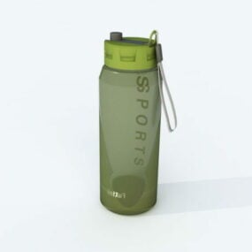 Sports Plastic Drink Bottle 3d model