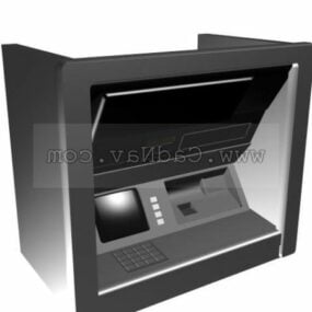 3D model vybavení bankomatu