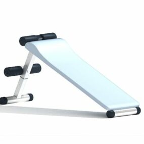Decline Ab Bench Fitness Tools 3d-modell