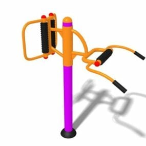 Outdoor Gym Fitnessapparatuur 3D-model