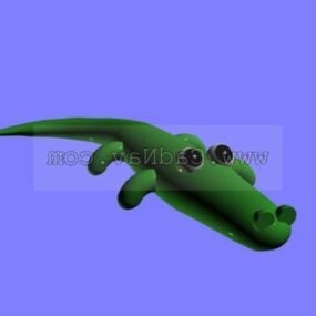 Toy Cartoon Crocodile 3d model