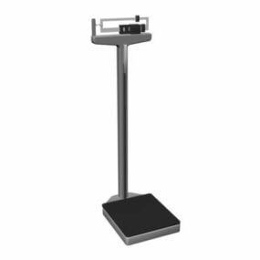 Hospital Equipment Weight Scale 3d model
