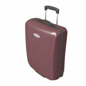 Travel Hand Luggage Suitcase 3d model