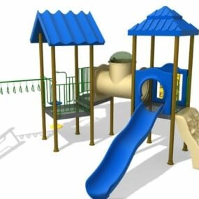 公园玩具设备3d模型