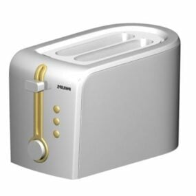 Philips Ekmek Kızartma Makinesi Mutfak Aleti 3d modeli
