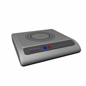 Portable Induction Stove 3d model