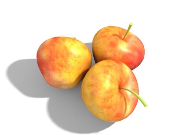Natur rote Apfelfrucht