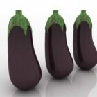 Vegetable Purple Eggplants