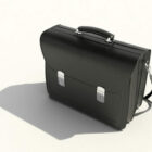 Fashion Black Leather Briefcase