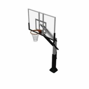 Verstellbarer Basketballständer aus Metall, 3D-Modell
