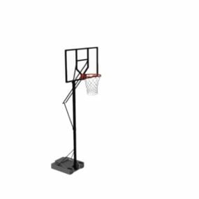Modelo 3d de suporte de basquete portátil