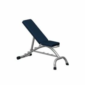 Justerbar Gym Weight Bench 3d-modell