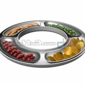 Food Snacks Platter 3d model
