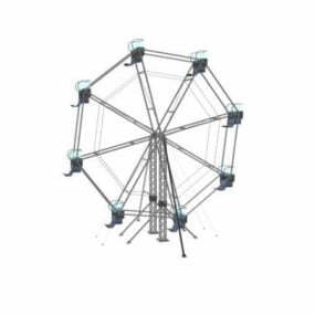 Vergnügungs-Riesenrad-Spielset 3D-Modell