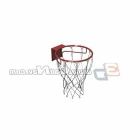 Απλό τρισδιάστατο μοντέλο στεφάνης μπάσκετ