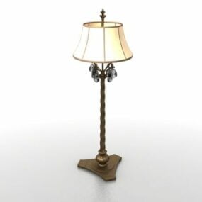 Hotelowa lampa podłogowa Vintage Model 3D