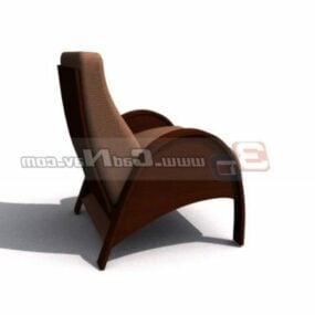 مستلق كرسي أريكة الاسترخاء نموذج ثلاثي الأبعاد