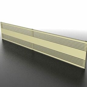 Ocelové dekorativní kryty radiátorů 3D model