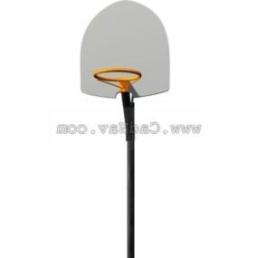 Pole Basketball Stand Equipment 3d model