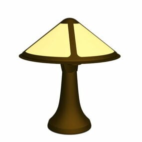 Mushroom Shape Table Lamp Furniture 3d model