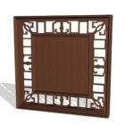 Chinese Lattice Wooden Window Panels