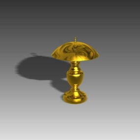 Lampe de table champignon pour chambre à coucher modèle 3D
