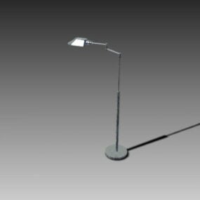 Lámpara de pie con brazo oscilante Iluminación modelo 3d