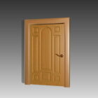 Dřevěný materiál vstupních dveří