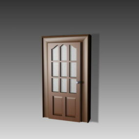 Glazed Door Interior Furniture 3d model