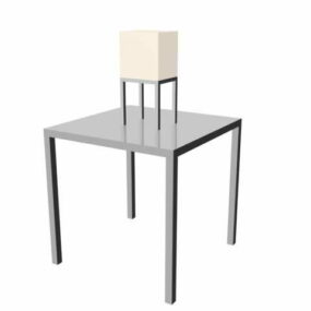 Dekorativní jednoduchá stolní lampa 3D model