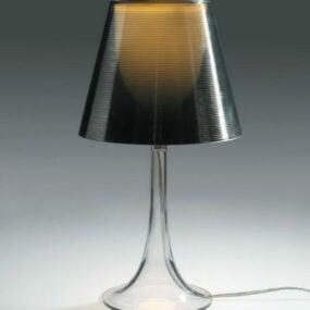 Lampe de table en verre antique modèle 3D