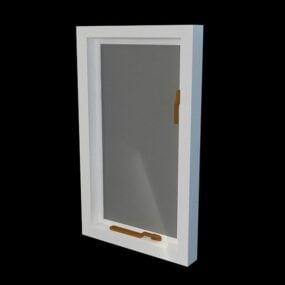 Home Design Apertura di finestra singola Modello 3d