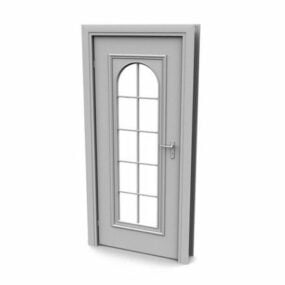 Decorative Interior Glass Door 3d model