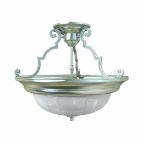 Semi Ceiling Lamp Design 3d model