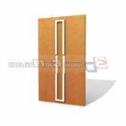 Design de porta de madeira maciça