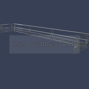Stainless Steel Railing Design 3d model