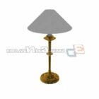 Designová mosazná stolní lampa