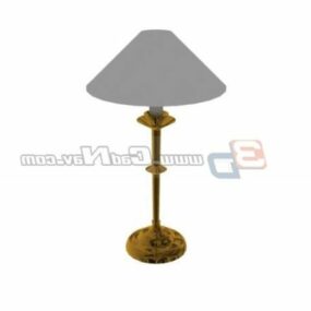 Lámpara de mesa de diseño de latón modelo 3d