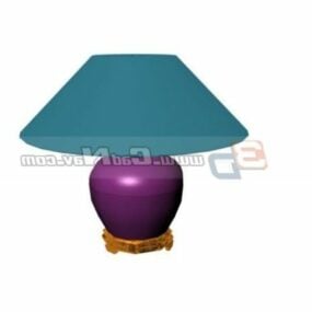 Glazen tafellamp ontwerp 3D-model