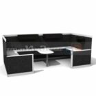 2 Seats Office Furniture Workstation Partition