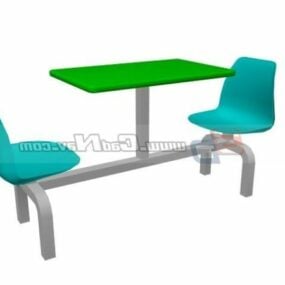2 Seats Table Sets Restaurant Furniture 3d model