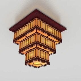 3 Tier Ceiling Pendant Light 3d model